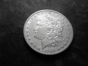 1884 S Morgan Silver Dollar