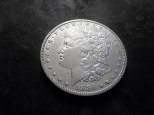 1886 O Morgan Silver Dollar