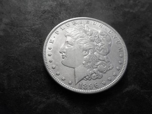 lot 14 image: 1896 Morgan Silver Dollar