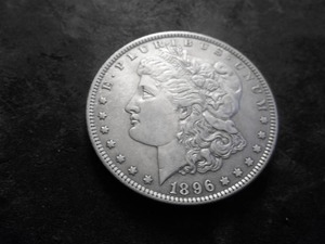 lot 15 image: 1896 Morgan Silver Dollar