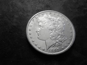 lot 16 image: 1897 S Morgan Silver Dollar