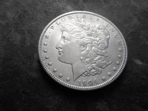lot 22 image: 1904 Morgan Silver Dollar