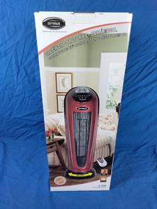 lot 105 image: Optimus 22 Oscillating Tower Heater with Remote