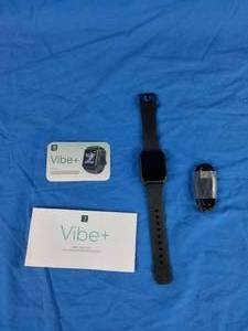 lot 111 image: 3Plus Vibe Plus 42mm GPS Smartwatch - Black