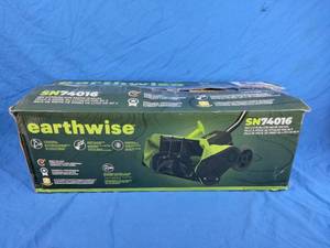 lot 150 image: Earthwise 40V 16 Cordless Snow Thrower