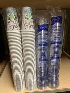 Clear Solo and Dixie PerfecTouch Cups