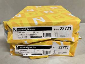 lot 12 image: Astrobrights Cover Stock