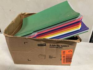 lot 13 image: Colored File Folders