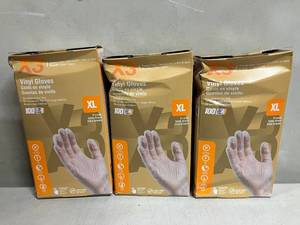 lot 35 image: XL Vinyl Gloves