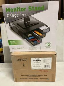 lot 38 image: Monitor Stand and Desk Organizer