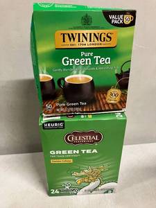 lot 88 image: Green Tea Bags and K-Cups