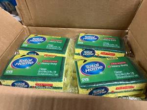 lot 100 image: Total Home Scrub Sponges
