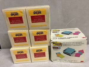lot 104 image: Sticky Note Dispenser and Sticky Notes