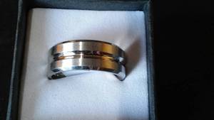 lot 977 image: Silver Colored Ring Band.