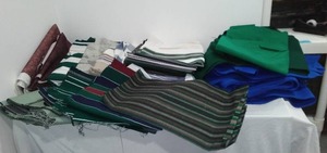 lot 689 image: Canvas And Outdoor Fabric, Remnants.