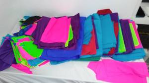 lot 690 image: Windsock Fabric Remnants.