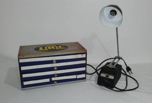 lot 704 image: Vintage Mobilite, IRC Box With Contents.