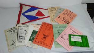lot 705 image: Vintage Taxidermy And Fishing Manuals And More.
