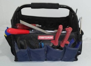 lot 725 image: Craftsman Tool Caddy With Contents.