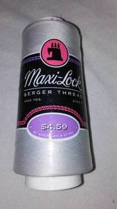 lot 735 image: Maxi Lock Silver Thread 3000 Yds (3).