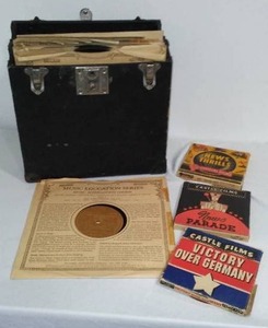 lot 745 image: Music Appreciation Course Vinyls and Vintage Films.