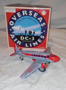 lot 449 image: Schilling Overseas Air Lines DC-3 Plane.
