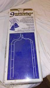 lot 492 image: Peaked Wedding Arch 9 ft.