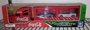 lot 766 image: Coca-Cola 2005 Corvette Carrier 143 Die Cast.