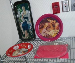 lot 769 image: Coca Cola Trays  Platter (4). 1973  1995