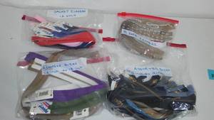 lot 791 image: Assorted 5-18 in. Zippers