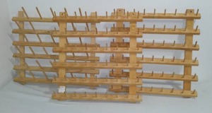 lot 796 image: Wood Spool and Bobbin Organizer (3)