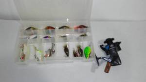 lot 822 image: Tackle, tackle Organizer and Acura Reel by Bass Pro