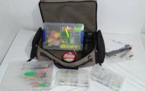 lot 824 image: Flambeau Tackle Organizer and Tackle.