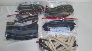 lot 828 image: Assorted Jacket, Tent, Coverall Zippers. 28-40 in.