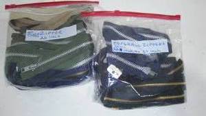 lot 830 image: Assorted Jacket Zippers, 22-30 in.