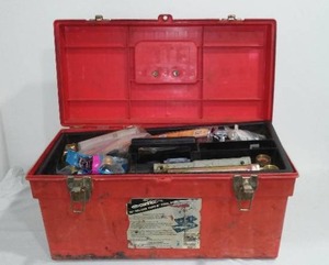 lot 841 image: Contico 20inch Deluxe Tuff-E Toolbox with Contents
