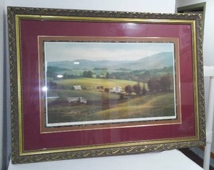 lot 850 image: Framed Harry F Tepker, Numbered Print.