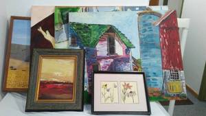 lot 852 image: Framed and Stretched Canvas art (6)