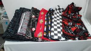 lot 876 image: NASCAR, Racing Themed Fabric Remnants