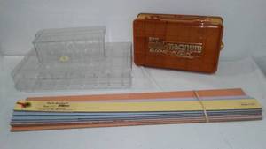 lot 899 image: Quitting Stick and Thread Spool organizers.