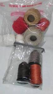 lot 903 image: Brown Threads, With embroidery thread.
