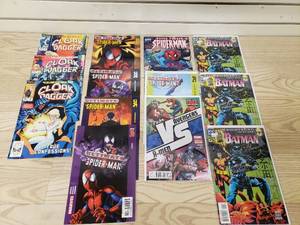 lot 19 image: Lot of Cloak & Dagger, Spiderman, Batman Comic Books