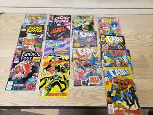 lot 20 image: Lot of Cloak & Dagger, Magnetic Man, Fantastic Four, Cable, Green Lantern, Flash Gordan Comic Books