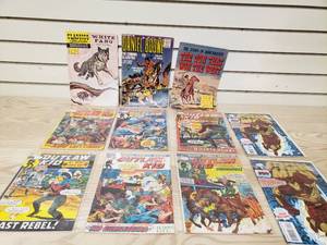 lot 28 image: Lot of Iron Man, White Fang, Daniel Boone, Outlaw Kid Comic Books