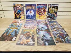 lot 31 image: Lot of Back Lash, Azrael, Aqua Man, Avengelyne Comic Books
