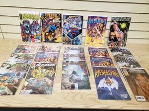 lot 32 image: Lot of Back Lash, Azrael, Avengelyne,  Allegra, Abominations, Morbid Angel, Comic Books