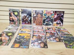 lot 33 image: Lot of Allegra, Abominations, Morbid Angel, Angel of Destruction, Astro City, Rise of the Apocalypse, Comic Books