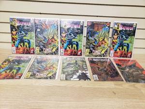 lot 13 image: Lot 10 Batman Comic Books
