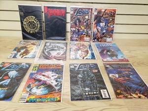 lot 21 image: Lot of Lobo, Robo Cop, Johnson  Stroman, Iron Man, Shadow Hawk, Thor Comic Books