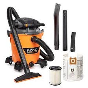 lot 22 image: RIDGID 12 Gallon 6.0 Peak HP NXT Shop Vacuum Wet Dry Vac with Detachable Blower, Filter, Dust Bag, Locking Hose and Accessories  Customer Returns See Pictures